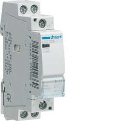 Контактор Hager 25A 2НО 230/240В, 50Гц