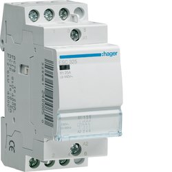 Контактор Hager 25A 3НО 230/240В, 50Гц