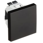 Вимикач Quadro 45 1-кл. 2-мод. «Чорний мат» Efapel 45011 SPM