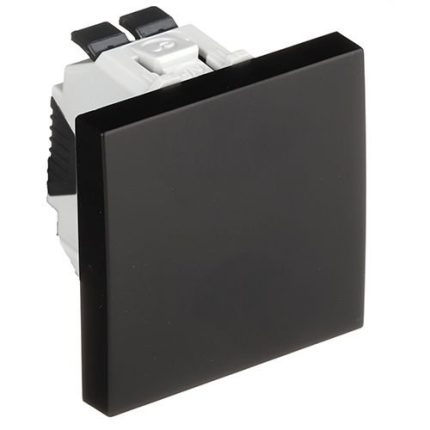 Вимикач Quadro 45 1-кл. 2-мод. «Чорний мат» Efapel 45011 SPM
