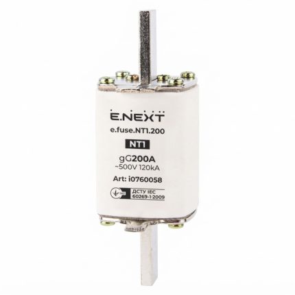 Плавкий запобіжник E.NEXT e.fuse.NT1.200, розмір 1, 200А, артикул i