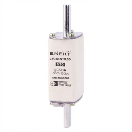 Запобіжник плавкий E.NEXT e.fuse.NT0.50 0,50А i