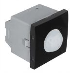 Датчик руху 400 Вт (NO+NC) 2-мод. «Чорний мат» Efapel 45402 SPM Quadro 45
