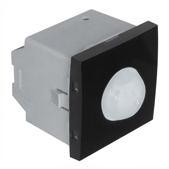 Датчик руху 400 Вт (NO+NC) 2-мод. «Чорний мат» Efapel 45402 SPM Quadro 45