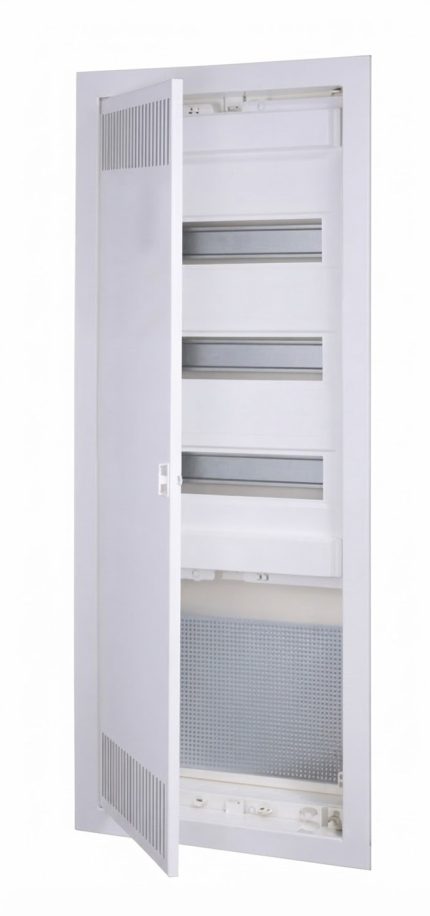 Щит металопластиковий ECG 70Н COMBO2/3-I (36+6мод, 3ряд., 2м.п., перф.метал.дверцята) IP40 ETI