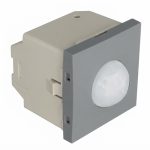 Датчик руху 400 Вт (NO+NC) 2-мод. «Алюміній» Efapel 45402 SAL Quadro 45