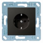 Розетка із з/к 230V/16A Jung Eco Profi EP1420AN, антрацит