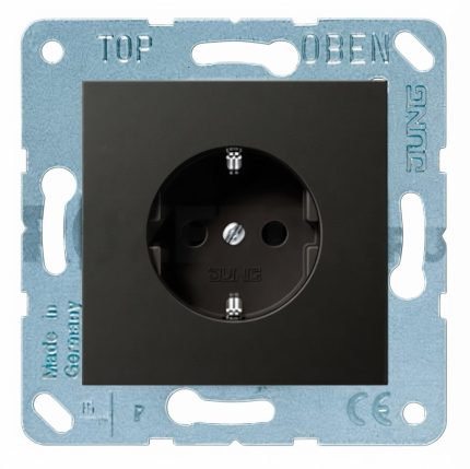 Розетка із з/к 230V/16A Jung Eco Profi EP1420AN, антрацит